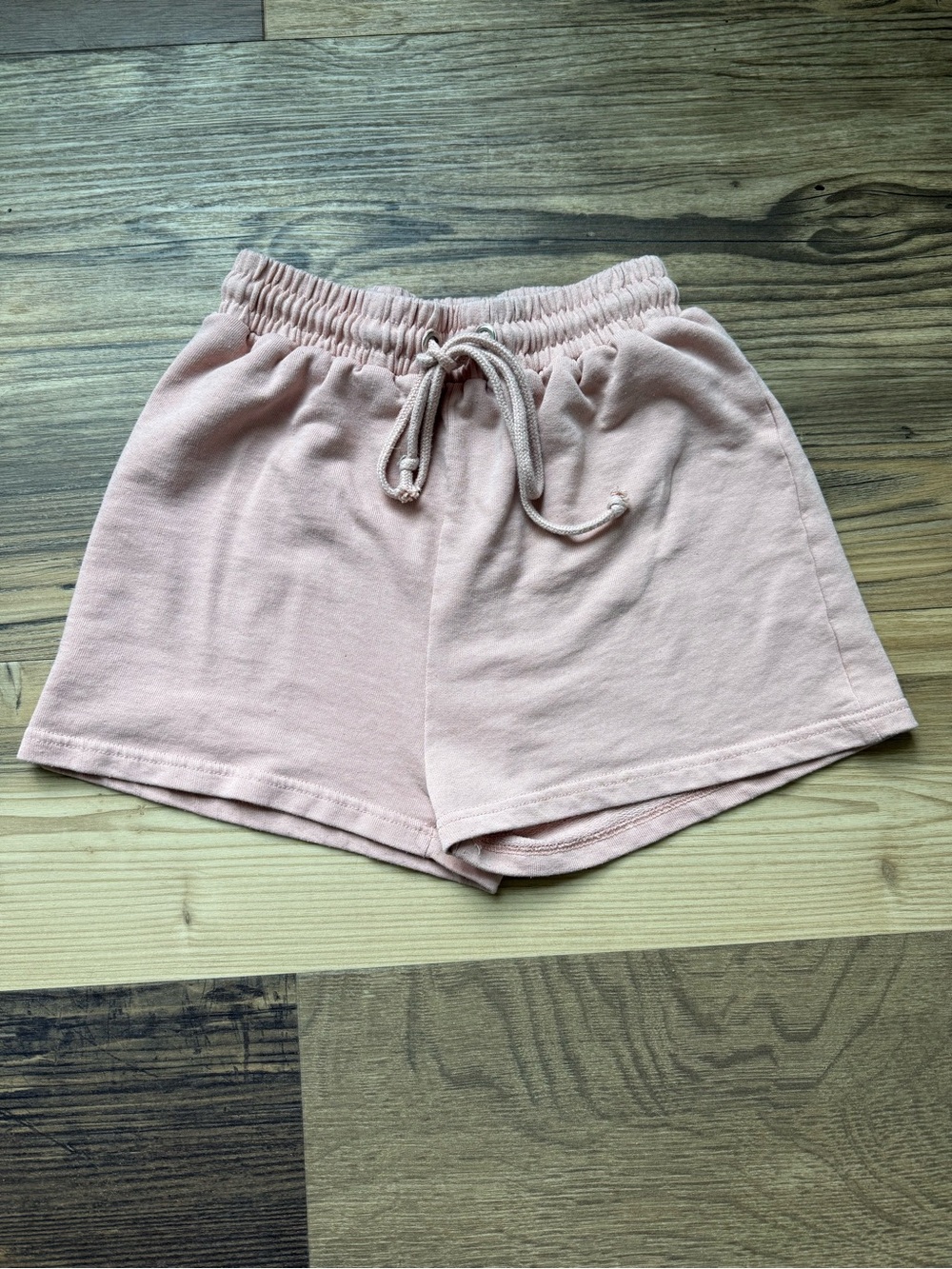 Missguided Soft Drawstring Lounge Shorts - Blush Pink-size 4